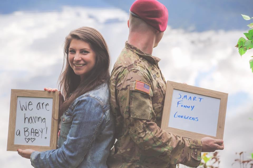 Woman Surprises Husband With Pregnancy Before Deployment