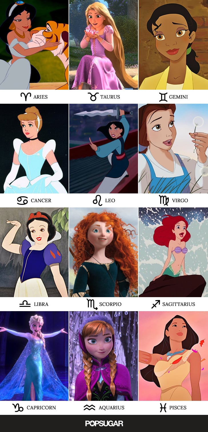 Pin It Disney Princess Zodiac Signs Popsugar Love And Sex Photo 14 