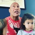 Watch The Rock's Daughter Completely Ignore His Moana Sing-Along While Zeroed In on the Movie