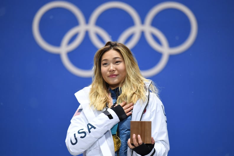 When Chloe Kim Was Basically Like, "A Gold Medal Is Great, but This Eyeliner Is Too Poppin' to Ruin"