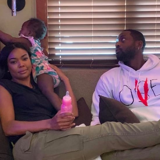 Gabrielle Union Trying to Nap With Kaavia | Photo