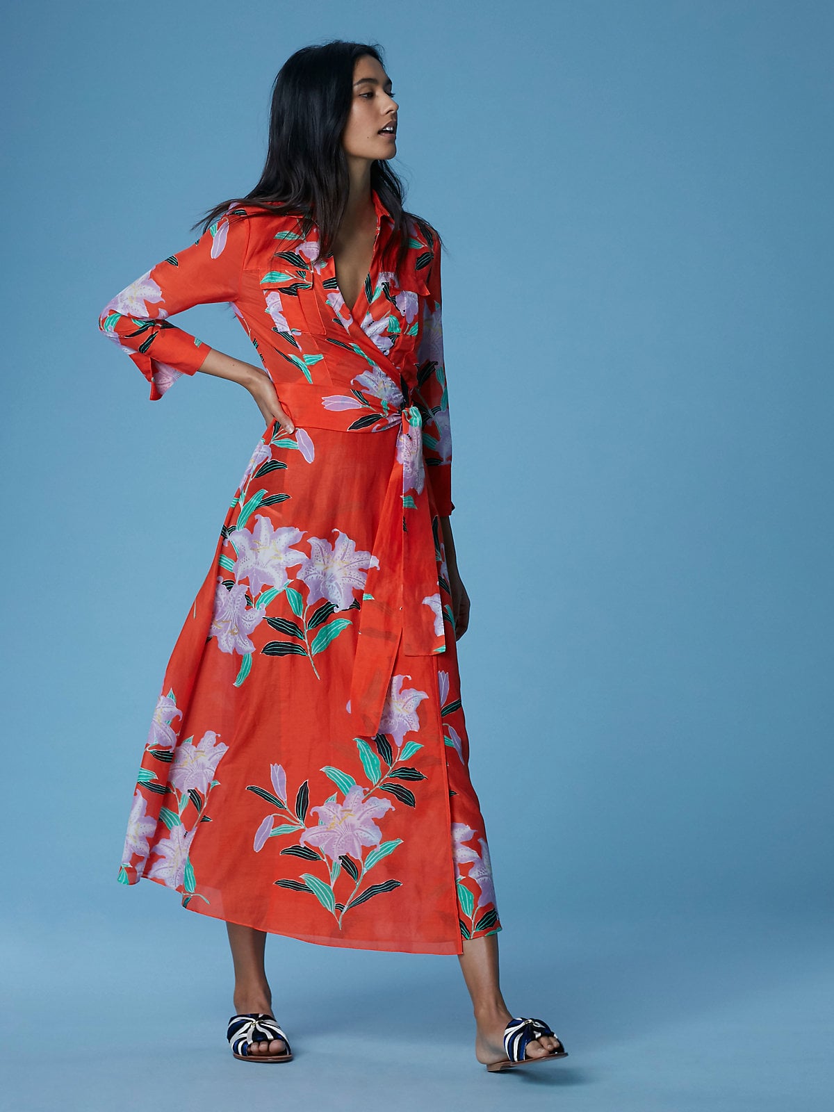 Diane Von Furstenberg Collared Wrap Dress Let S Shop These 11