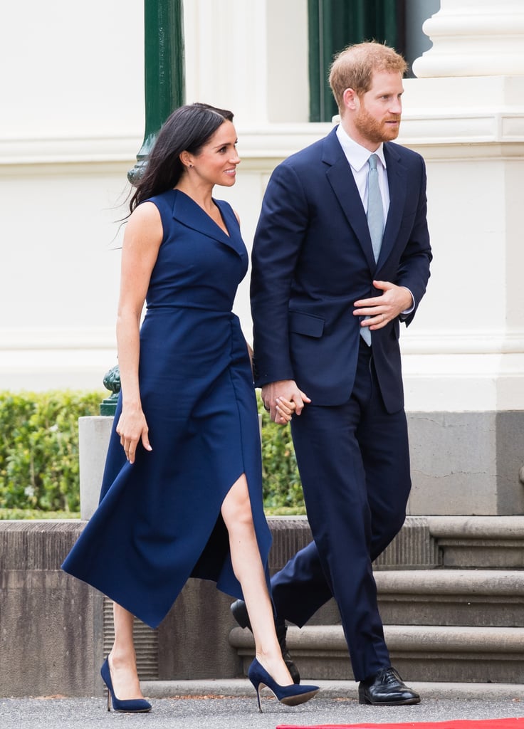 Meghan Markle Wears Dion Lee Dress October 2018