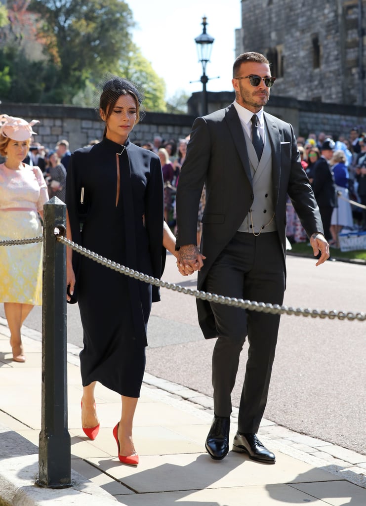 Victoria Beckham's Outfits at the Royal Weddings