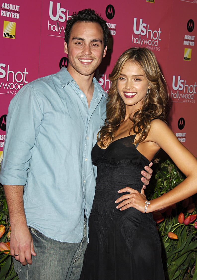 Jessica and Joshua Alba