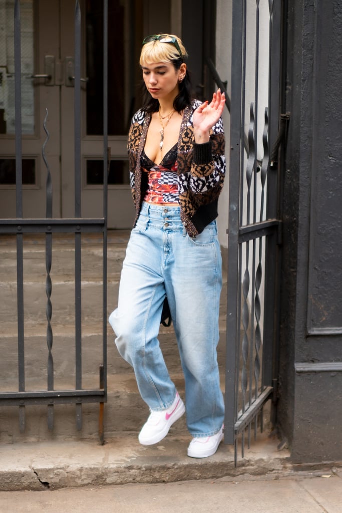 Dua Lipa Reveals Her New Bangs Are Due to Bleach Damage Dua Lipa Reveals Her New Bangs Are Due to Bleach Damage