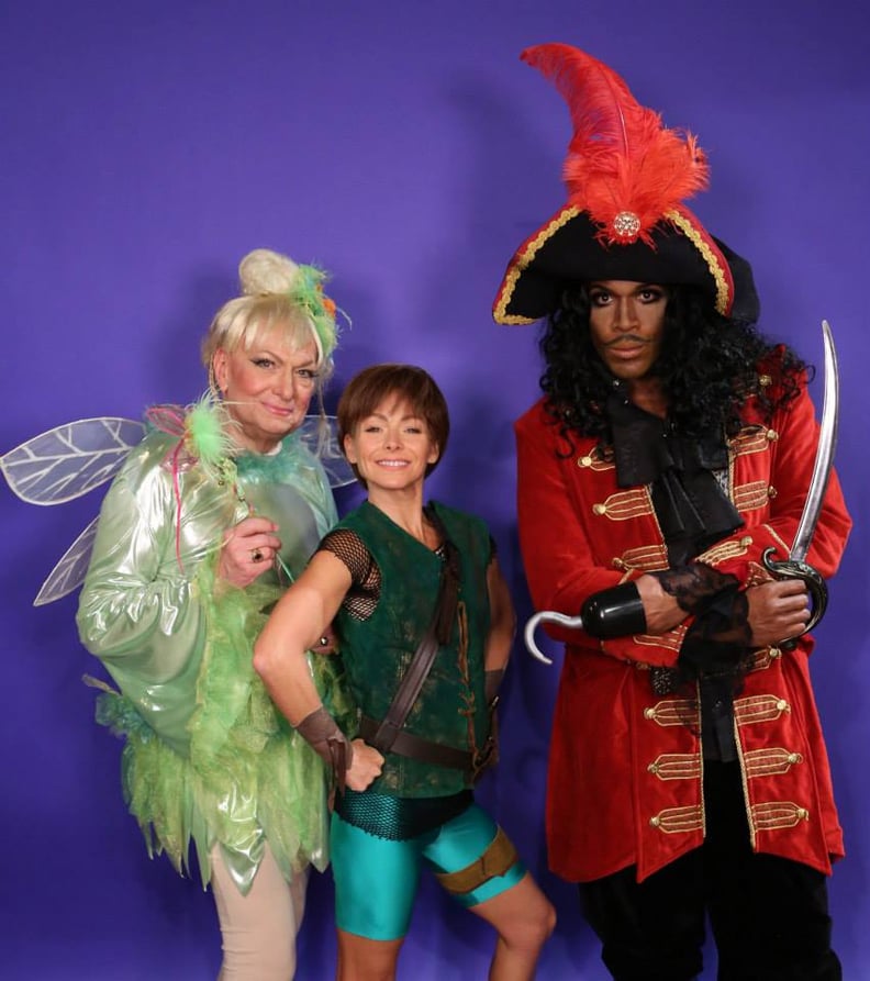 Kelly and Michael as Peter Pan and Captain Hook