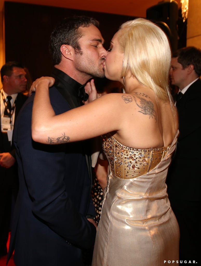 The couple shared a smooch at NBC's Golden Globes afterparty in January 2014.