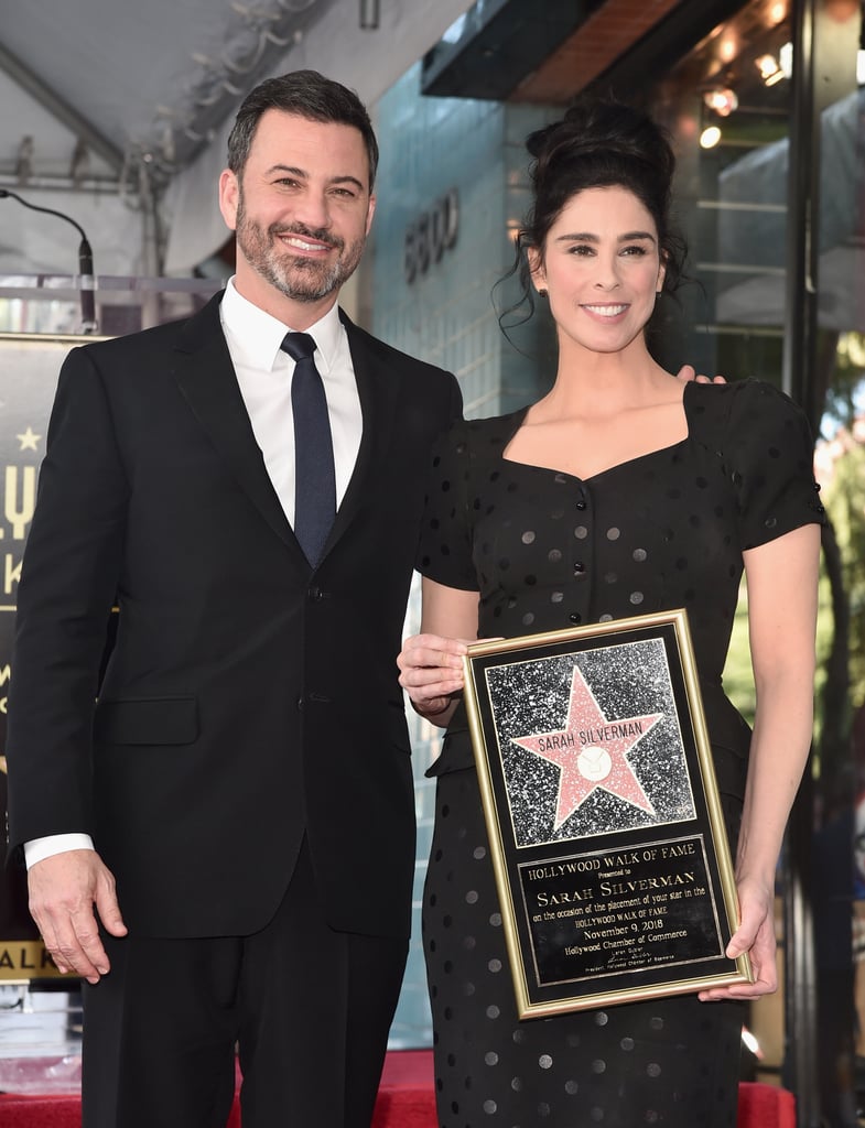 Jimmy Kimmel at Sarah Silverman's Walk of Fame Ceremony 2018