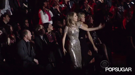 She Can Always Be Counted on to Dance at Award Shows