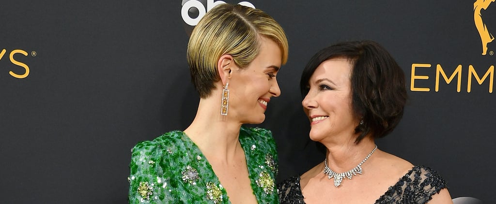 Sarah Paulson and Marcia Clark at the Emmy Awards 2016