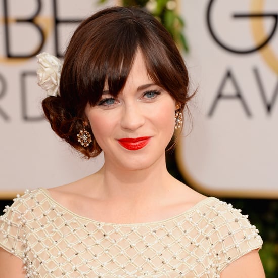 Zooey Deschanel at the Golden Globe Awards 2014