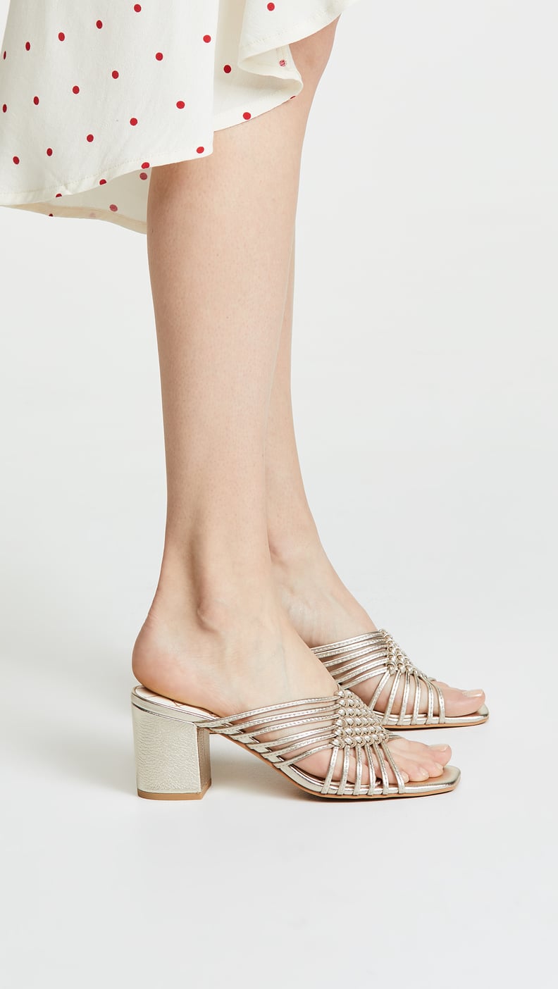 Dolce Vita Delana Woven Block Heel Sandals