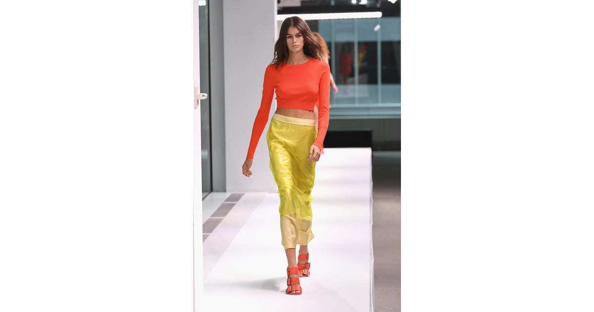 Walking in Sies Marjan | Kaia Gerber at Fashion Week Spring 2019