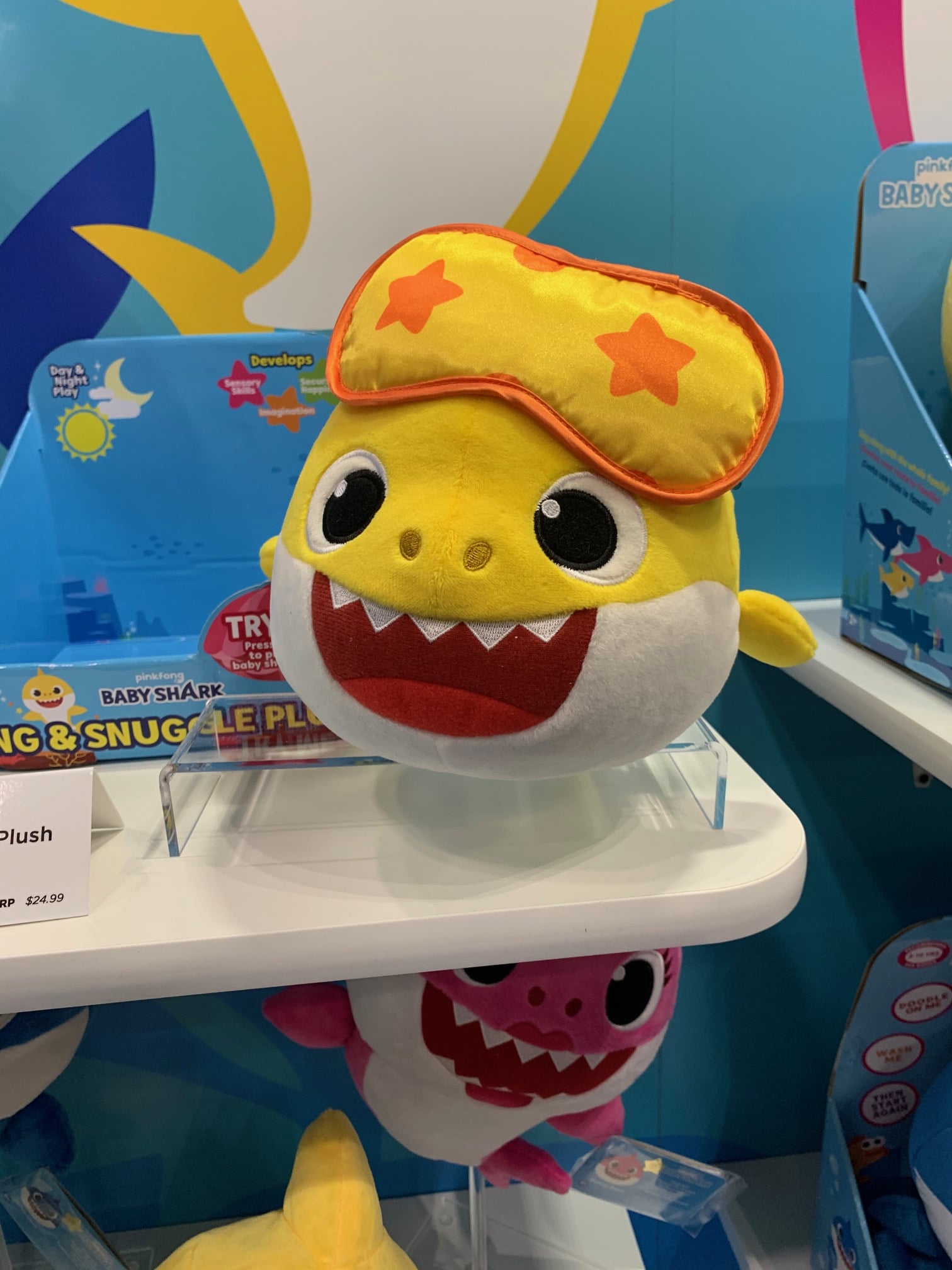 pinkfong baby shark singing plush