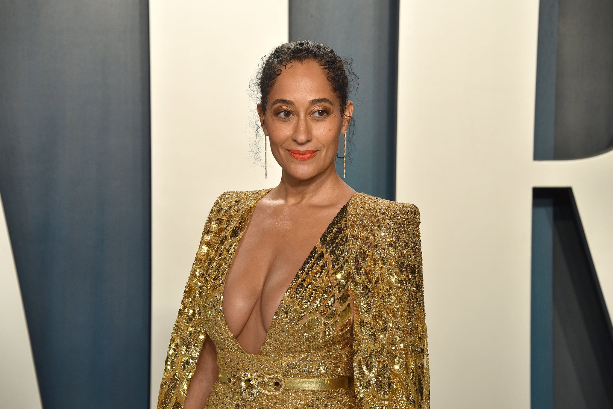 BEVERLY HILLS, CALIFORNIA - FEBRUARY 09: Tracee Ellis Ross attends the 2020 Vanity Fair Oscar Party at Wallis Annenberg Centre for the Performing Arts on February 09, 2020 in Beverly Hills, California. (Photo by David Crotty/Patrick McMullan via Getty Images)