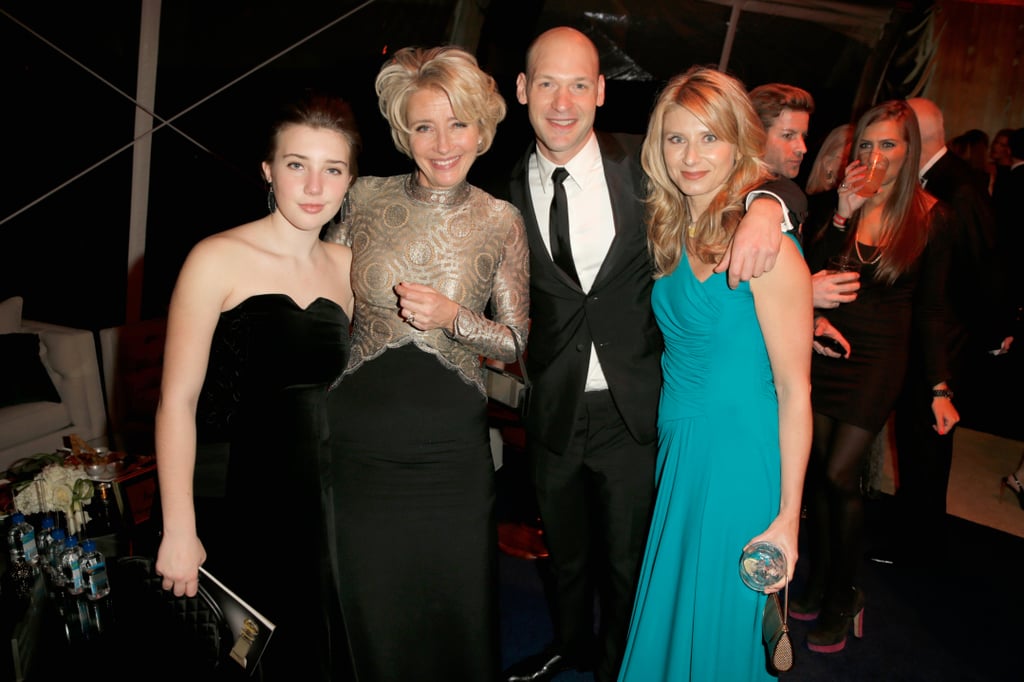 Emma Thompson and her daughter hung out with Corey Stoll from House of Cards.