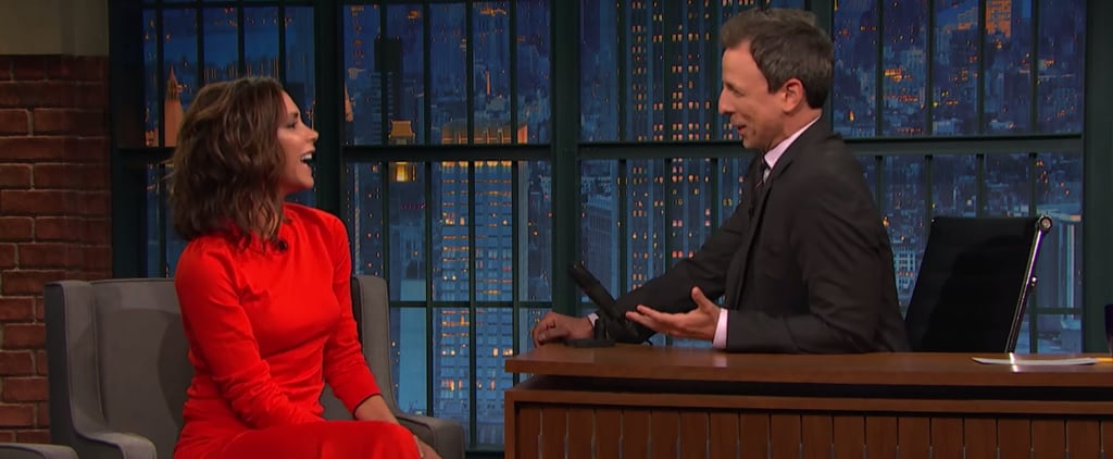 Victoria Beckham on Late Night with Seth Meyers
