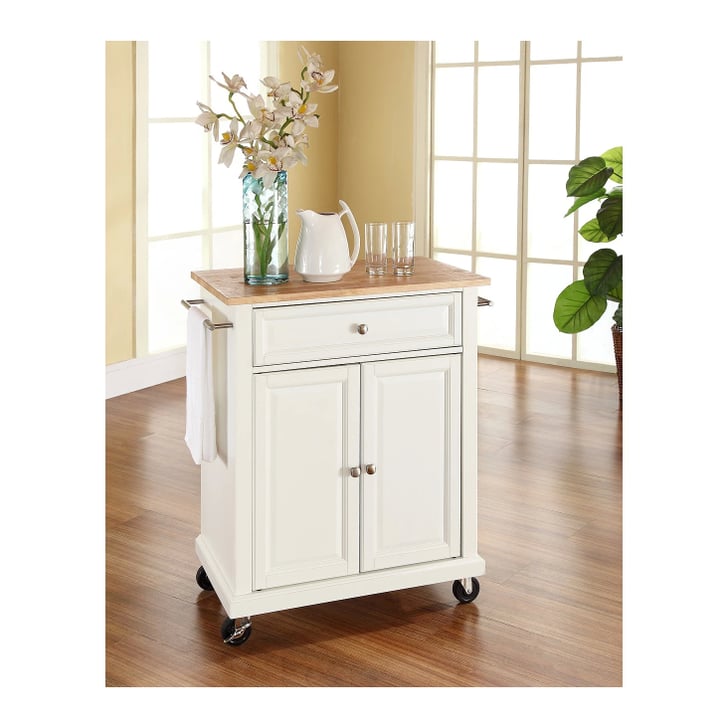 Wood Top Portable Kitchen Cart Best Target Kitchen Furniture With