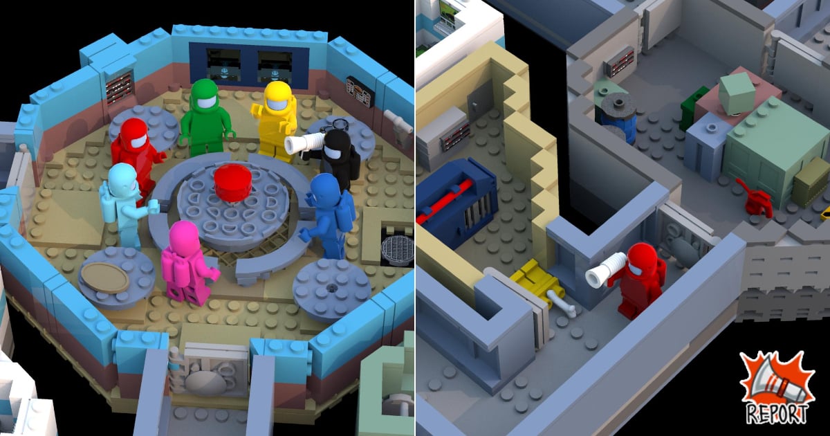 Among Us Lego Ideas "The Skeld" Map Set | POPSUGAR Family