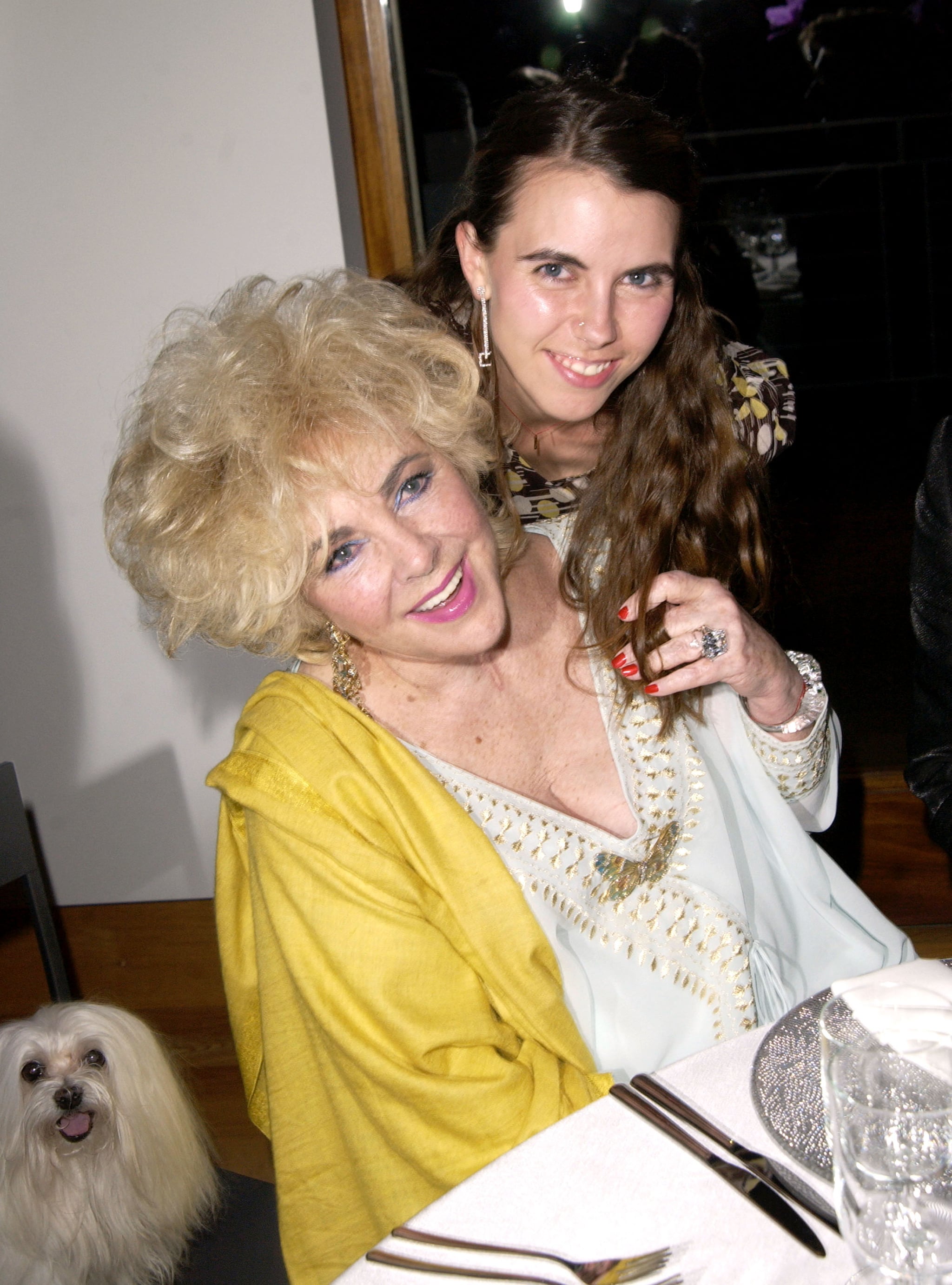 Dame Elizabeth Taylor and Naomi Wilding (Photo by J. Vespa/WireImage for PMK/HBH)