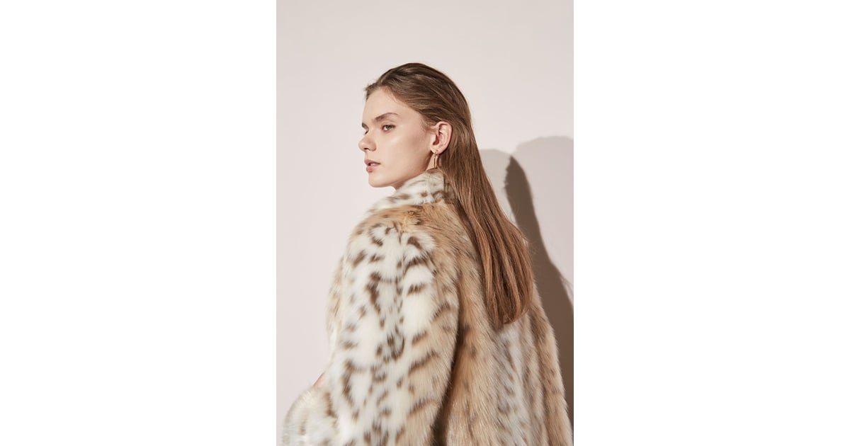 french connection leopard coat