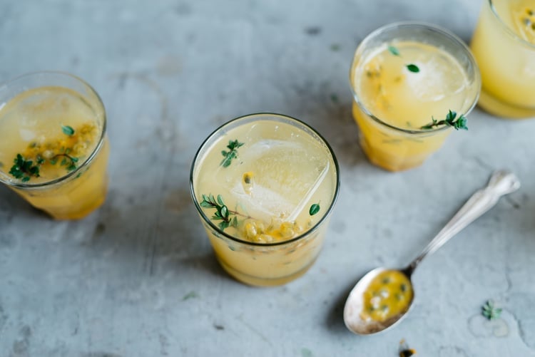 Mocktail Recipe: Passion Fruit Lemon-Ginger Fresca