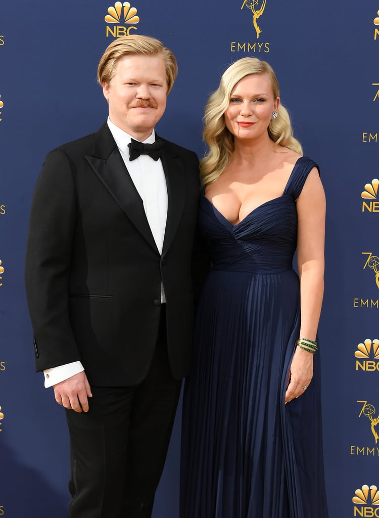 Kirsten Dunst and Jesse Plemons at the 2018 Emmys