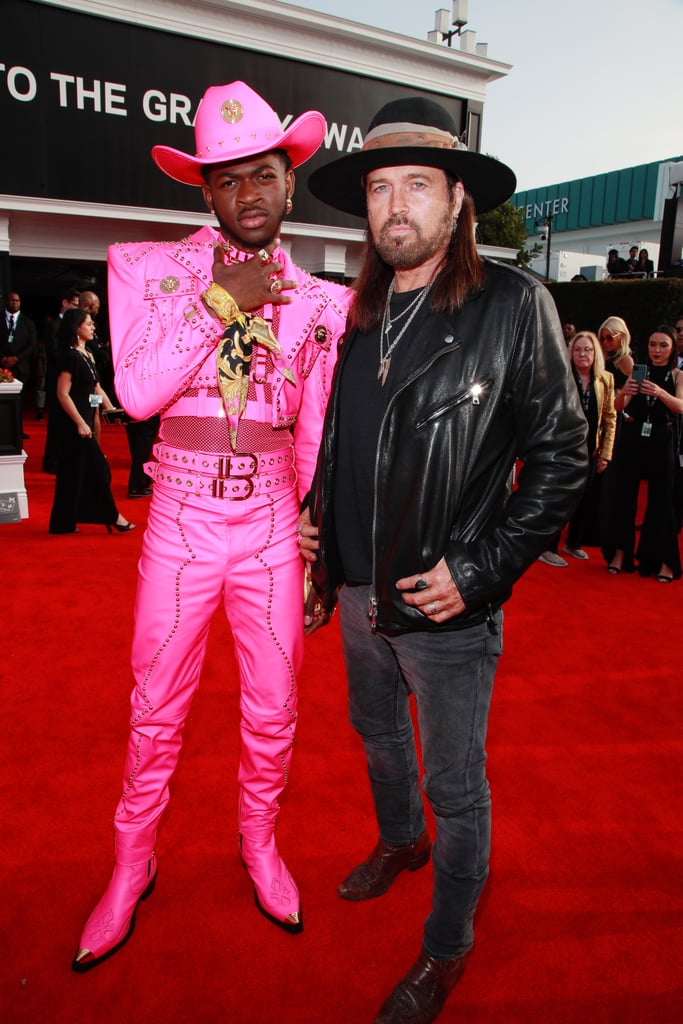 Lil Nas X at the 2020 Grammys With Billy Ray Cyrus