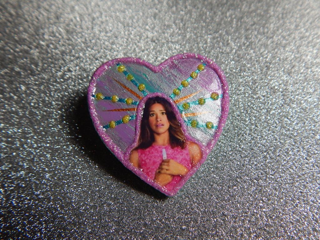 Jane the Virgin Heart Shaped Pinback Button ($8)