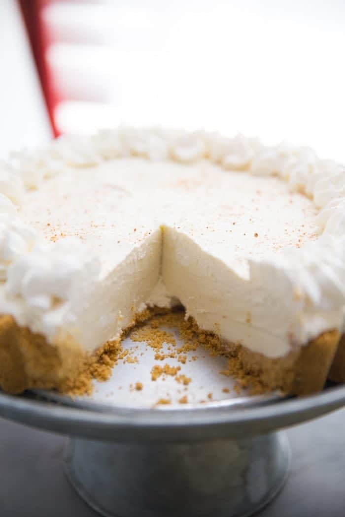 Frozen Eggnog Cheesecake