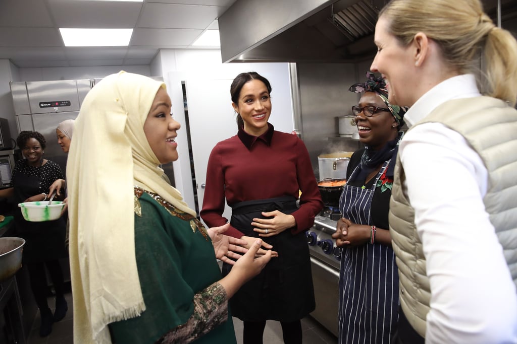 Meghan Markle Visits Hubb Community Kitchen November 2018