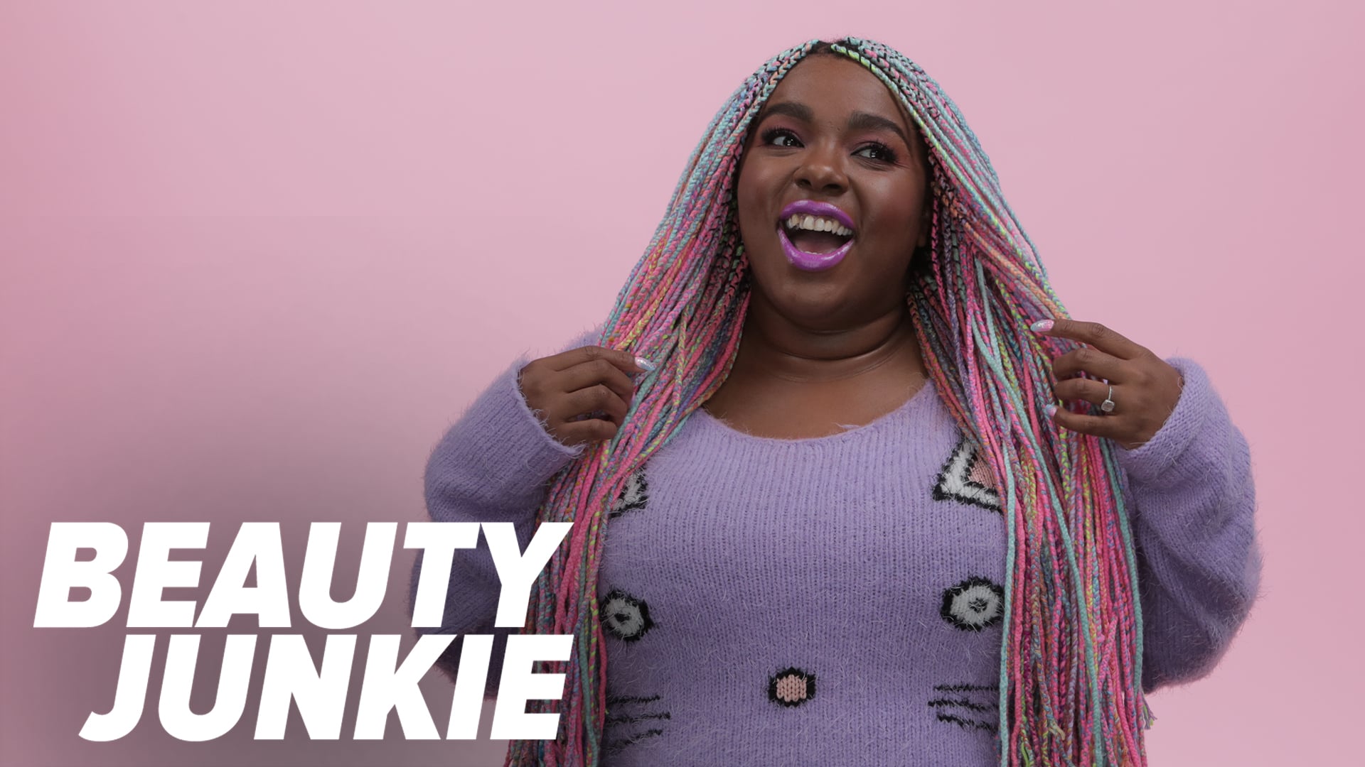 This Woman's Rainbow Braids Are Nothing Short of Magic