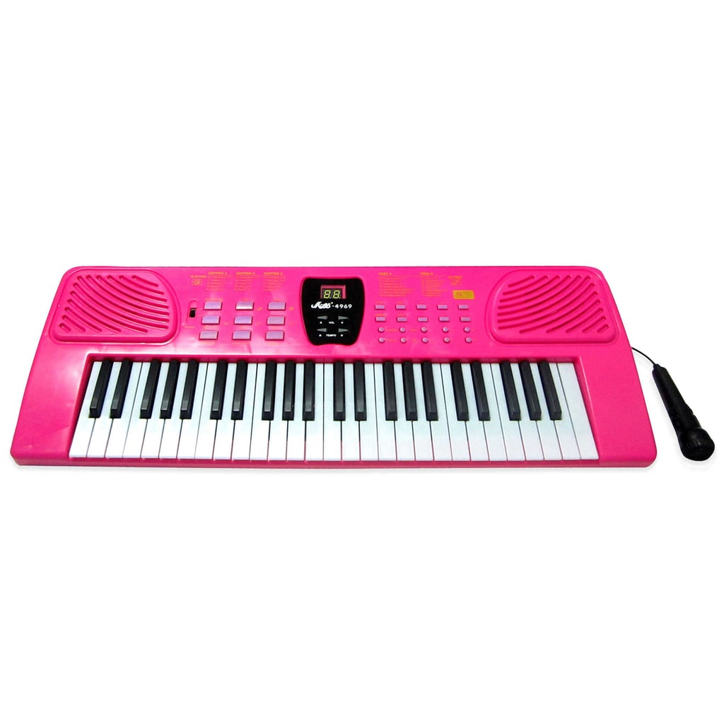 Beginner Electronic Keyboard With Microphone ($35)