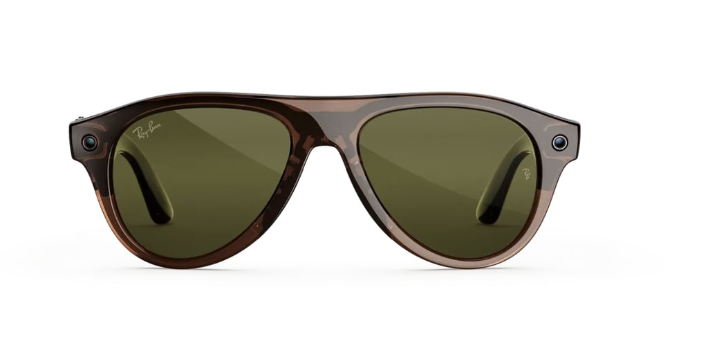 Ray-Ban Meta Aviator (Gen 3) ($529)
There is arguably nothing more timeless than a pair of aviators, and these Ray-Ban frames are no exception. From the exaggerated curved lens to the thick nose bridge, you can channel your inner high-tech "Top Gun" with this tricked-out model.