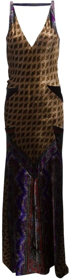 Etro Printed Velvet Dress ($2,476)