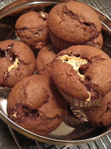 Chocolate Marshmallow Muffins Chocolate Marshmallow Muffins