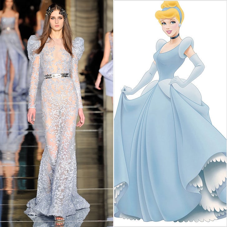 Cinderella Wearing Zuhair Murad Couture