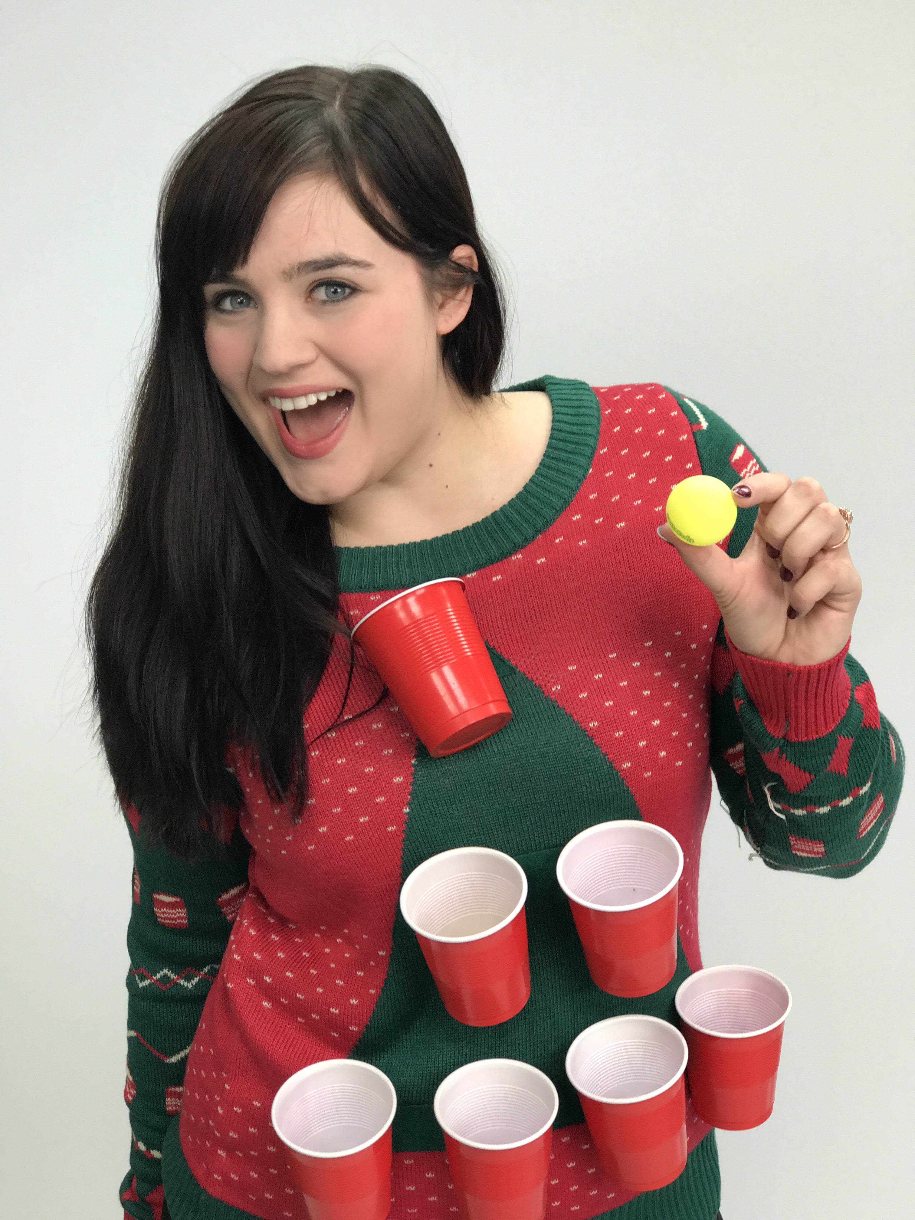 Beer pong ugly sweater online