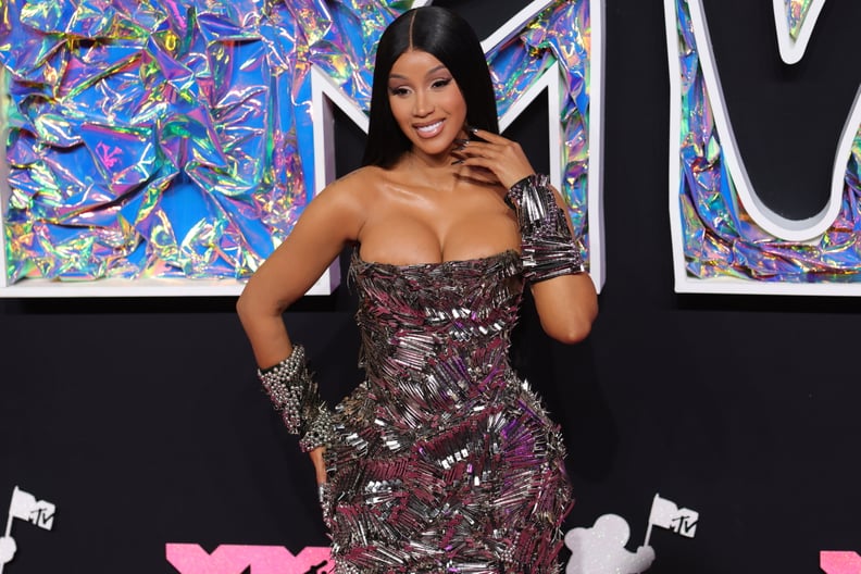 Cardi B's Chrome Nails at the 2023 MTV VMAs