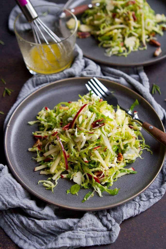 Apple and Brussels Sprouts Slaw
