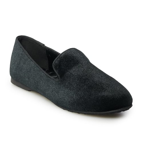 LC Lauren Conrad Velvet Slippers