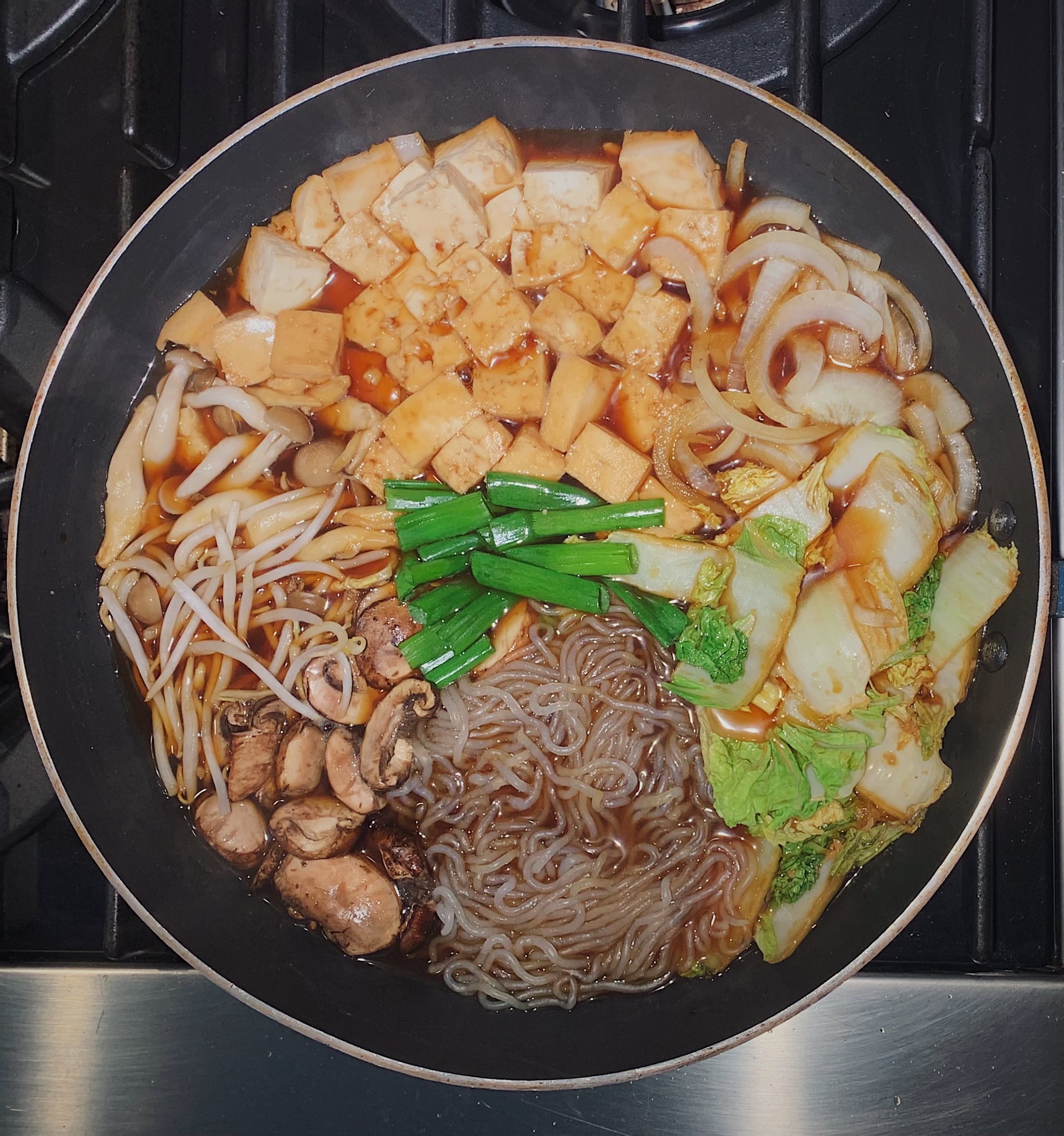 Vegan sukiyaki