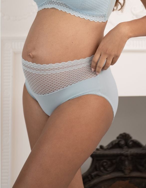 Women Maternity High Waist Underwear Pregnancy Seamless Belly Support  Panties UK