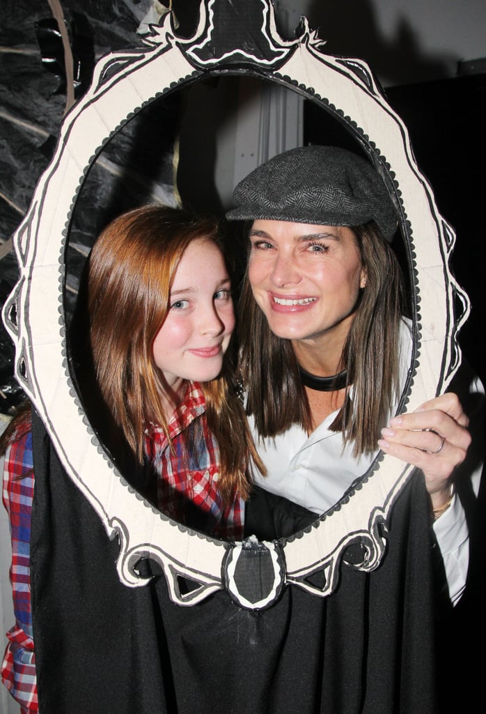 Brooke Shields and her daughter, Rowan Henchy, didn't need props to look cute at a performance of Broadway's Nevermore in NYC on Sunday.