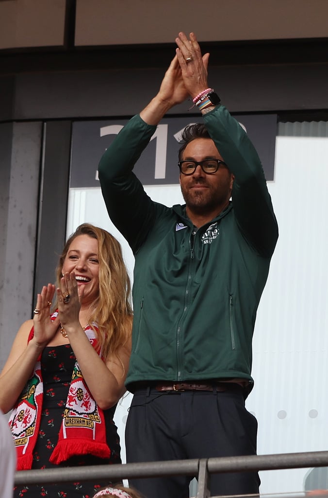 Ryan Reynolds's Bracelets at a Wrexham Soccer Game on May 22