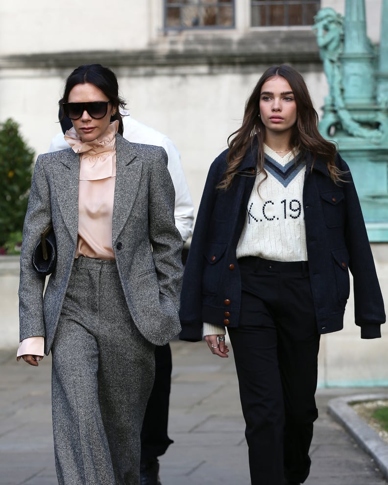 Hana Wore a Kent & Curwen Sweater, and Victoria a Victorian-Inspired Blouse