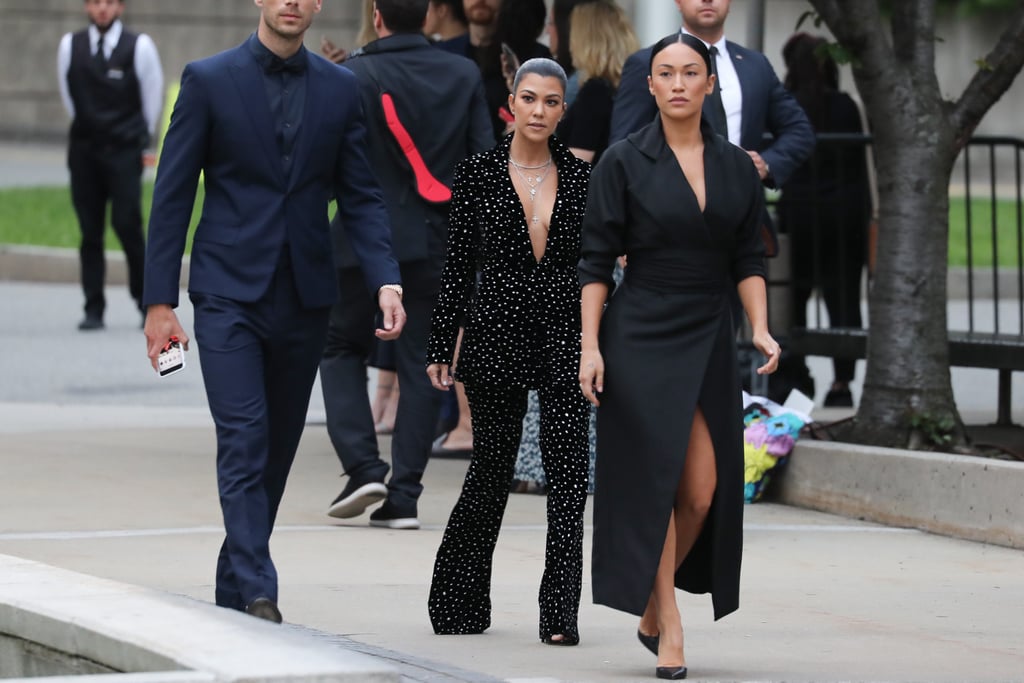 Kourtney Kardashian Embellished Suit CFDA Awards 2018