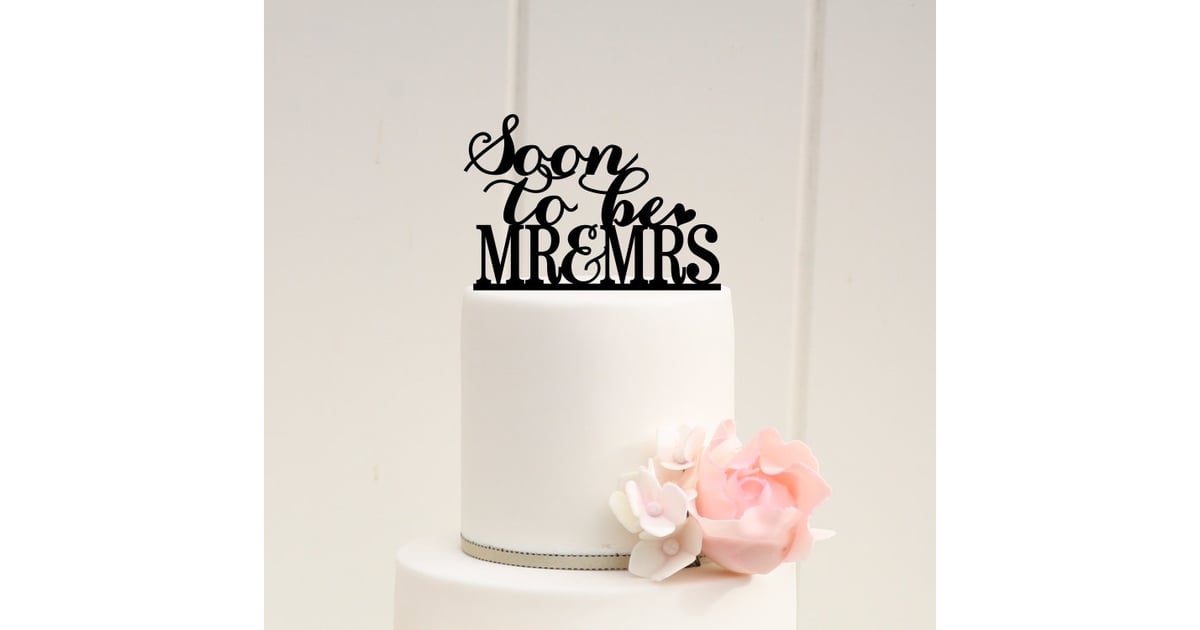 Soon to Be Mr. & Mrs. Cake Topper Cheap Bridal Shower Products