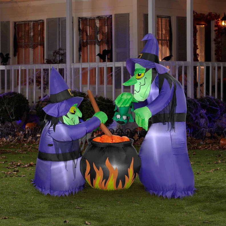 Double Bubble Witches Airblown Halloween Inflatable